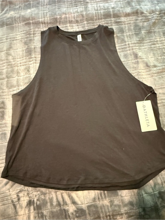 Athleta Tops - Athleta Black Sleeveless Muscle Tank Top